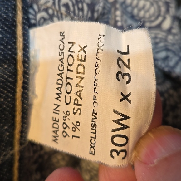 Cody James Men's Blue Jeans - Picture 4 of 9